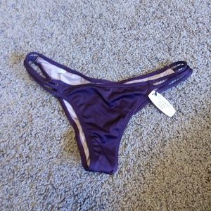 Victoria secret Dark purple bikini bottoms